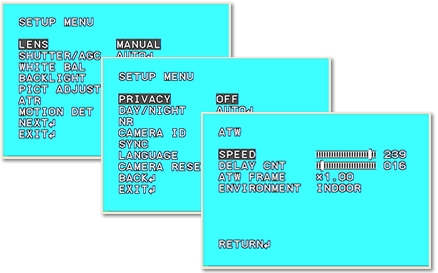 OSD (on-screen display) меню
