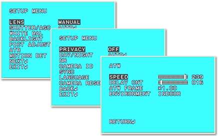 OSD (on-screen display) 